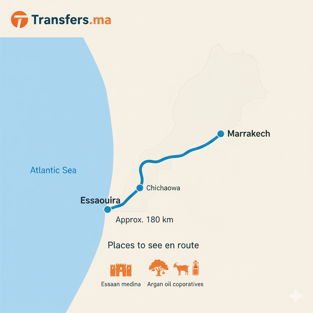 marrakech to essaouira transfer